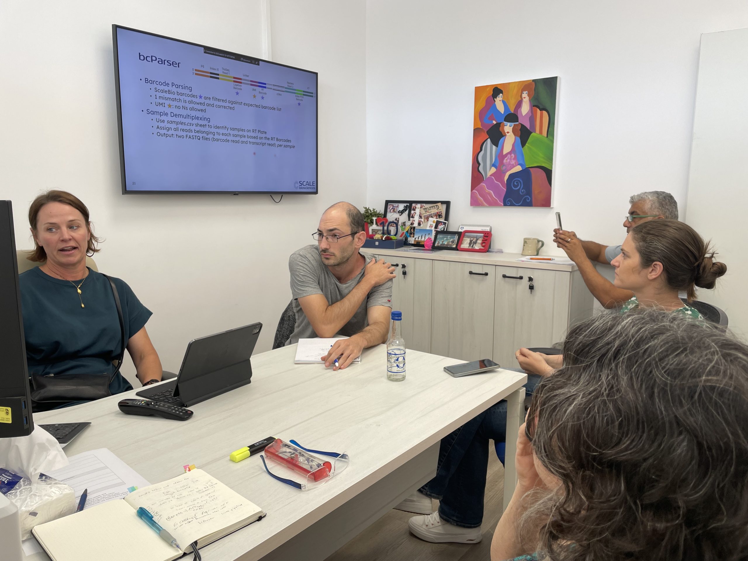 ביקור של ScaleBioSciences במרכז 2023